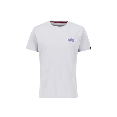 Afbeelding van Alpha Industries PUFF LOGO Tshirt print, Heren, Maat: Large, Rep blue