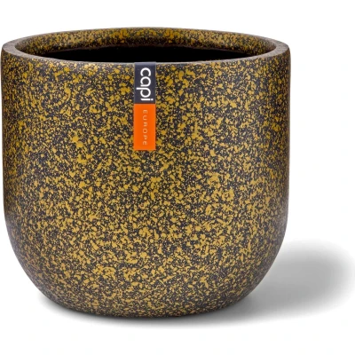 Afbeelding van Pot bol Terrazzo 14x13 goud Capi Europe
