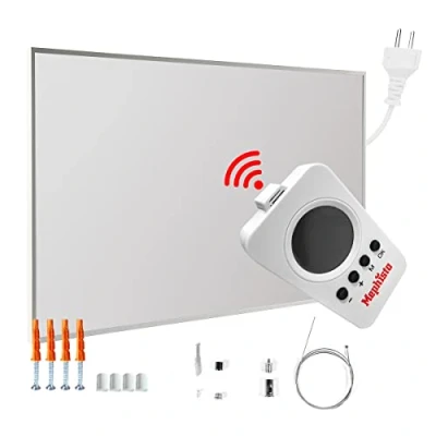 Afbeelding van Mephisto Infraroodverwarming, wand /plafondverwarming, energiebesparend, elektrische verwarming, incl. afstandsbediening en thermostaat, wifi app besturing 300 1200 W, vermogen in watt: 1000