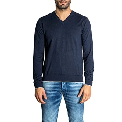 Afbeelding van Armani Exchange Blauw Kasjmier Trui