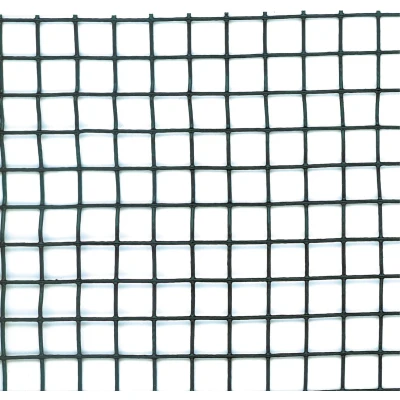Afbeelding van Schermgaas groen kunststof UV bestendig 1 x 3 m vierkant maaswijdte 10 mm Gaas