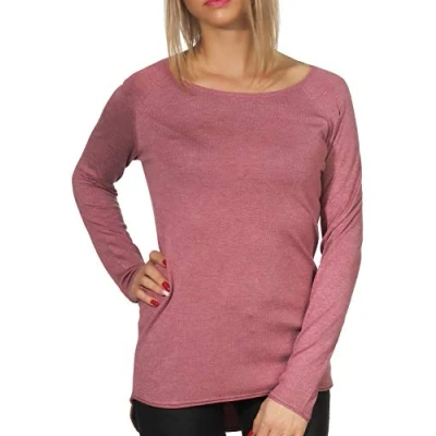 Afbeelding van ONLY Onlmila LACY L S LONG Trui, Dames, Maat: XL, Mesa rose