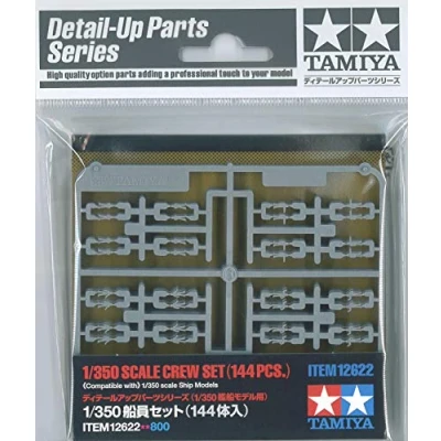 Afbeelding van 1:350 Tamiya 12622 Warship Crew Set (144 pc) Plastic Modelbouwpakket