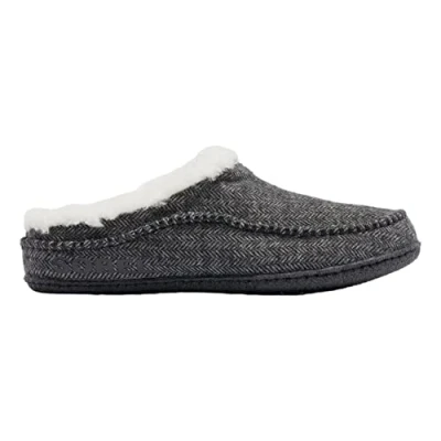 Afbeelding van Sorel Lanner Ridge Pantoffels, Heren, Maat: 45, Grill/black Textiel