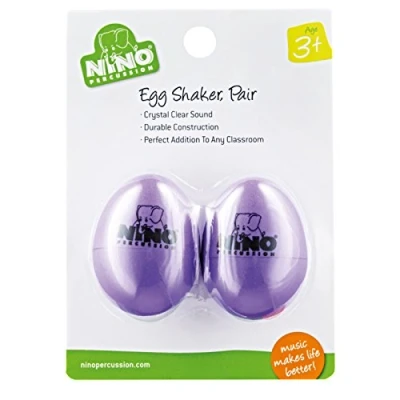 Afbeelding van Meinl Egg Shaker Set NINO540AU 2, Aubergine, 2 pcs