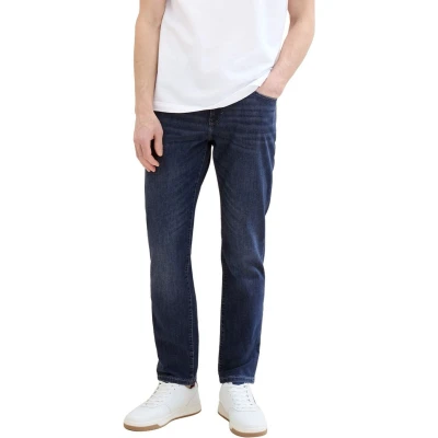 Afbeelding van TOM Tailor Slim fit jeans, Heren, Maat: 30x34, Used mid stone blue denim