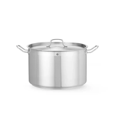 Afbeelding van Hendi Kookpan middel met deksel, RVS, 38(b)x50,5(d)x23(h)cm, 831700