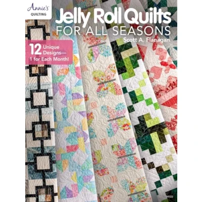 Afbeelding van Jelly Roll Quilts for All Seasons: 2 Unique Designs, 1 Each Month!