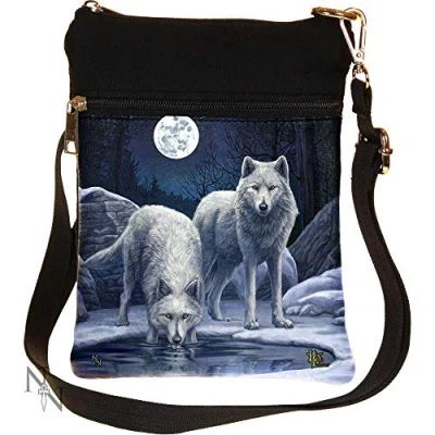 Afbeelding van Nemesis Now B2979H7 Warriors Of Winter Lisa Parker Schoudertas 23cm Zwart, PU en Canvas, One Size