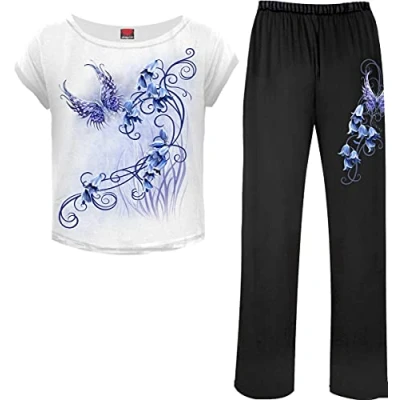 Afbeelding van Spiral Pyjama M BLUEBELL FAIRY Zwart/Wit