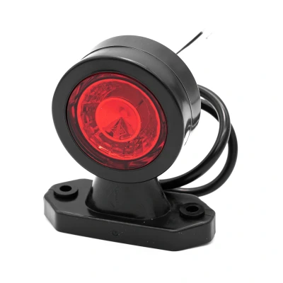 Afbeelding van LED Breedtelamp kort rond 12/24V (links of rechts)