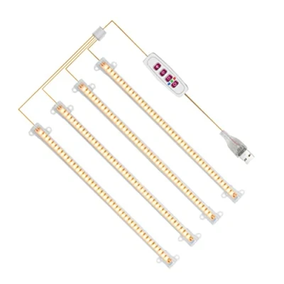 Afbeelding van Led plantenlichtstrip, volledig spectrum voor kamerplanten, met automatische in en uitschakeltimer, groeilamp vetplanten, hydrocultuur