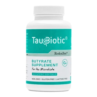 Afbeelding van TauBiotic® van RedoxBox® Butyraat (tributyrin) darm microbiota &amp; Ondersteuning spijsvertering 90 enterische softgel