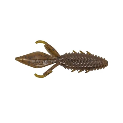 Afbeelding van X Zone Adrenaline Bug Jr Green Pumpkin Black Flake (8 stuks) Creature bait