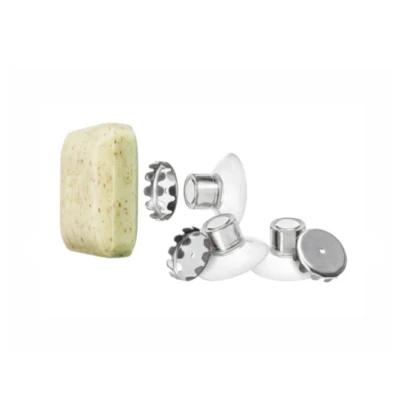 Afbeelding van Savont Zeephouder Classic Set van 3 zuignap en magneet