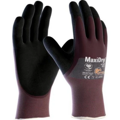 Afbeelding van Atg Handschoen Maxidry paars/zwart mt.11
