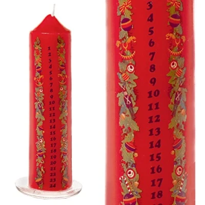 Afbeelding van Premier Decorations Advent kaars, één kleur, maat