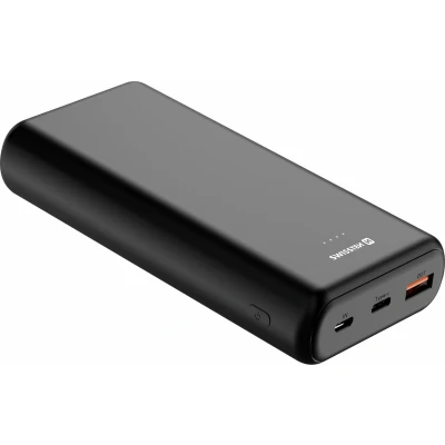 Afbeelding van Swissten Powerbank Power Line 20.000 mAh USB &amp; C Zwart