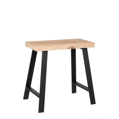 Afbeelding van Plano Kruk L46 x B32 H46 cm Vurenhout Lichtbruin