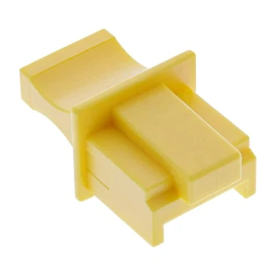 Afbeelding van RJ45 (m) afsluitcovers voor (v) poorten 100 stuks / geel