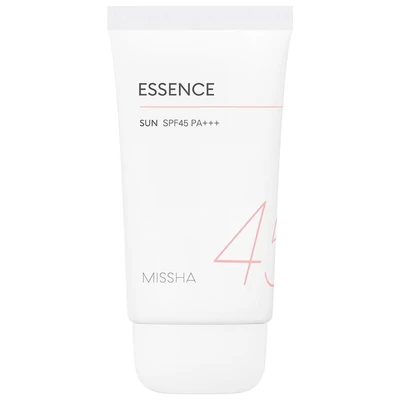 Afbeelding van Missha All Around Safe Block Essence Sun SPF 45 PA+++ 50 ml Gezichtszonnebrandcrème Korean Skincare SPF45