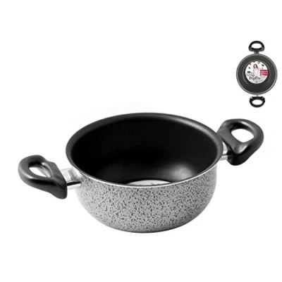 Afbeelding van HOME Braadpan 2 Handvatten Non stick Salpepper 16 cm Kookpot