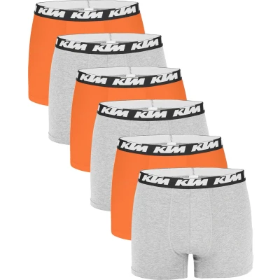 Afbeelding van KTM by FREEGUN Boxershorts voor heren, ondergoedbroek, herenboxer, set van 6 multipack