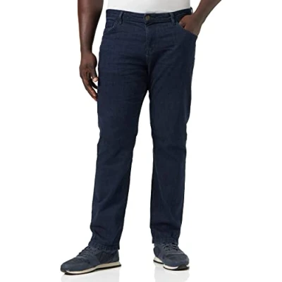 Afbeelding van TOM TAILOR heren Josh Regular Slim jeans voor normale smalle jeans, 10157 Denim met blauwe spoeling, 32W / 32L