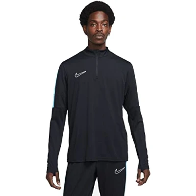 Afbeelding van Nike Performance Academy 23 Drill Branded Longsleeve, Heren, Maat: XXL, Black/baltic blue/white