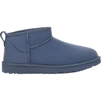 Afbeelding van UGG Classic Ultra MINI Korte laarzen, Dames, Maat: 36, Desert blue Veloursleer