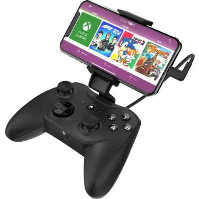 Afbeelding van RiotPWR Rotor Riot Game Controller voor iOS iPhones (MFi gecertificeerd), bekabeld storingsvrije gamestroom, power pass through opladen, ZeroG apparaathouder en verbeterde 8 weg D pad