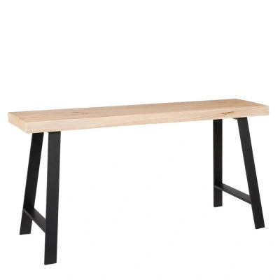 Afbeelding van Plano Bank L92 x B31 H46 cm Vurenhout Lichtbruin