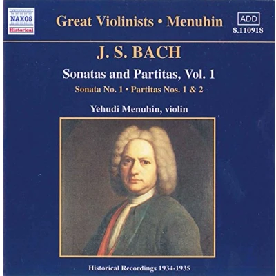 Afbeelding van Yehudi Menuhin Sonatas &amp; Partitas 1 (CD)