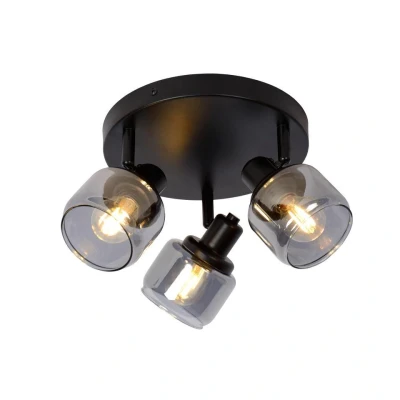 Afbeelding van Lucide Bjorn plafondspot 38 cm zwart