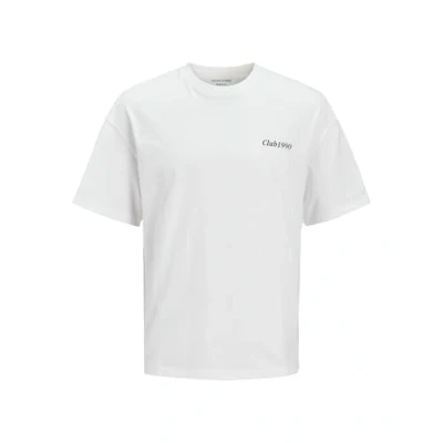 Afbeelding van Jack &amp; Jones Ebradley Graphic TEE SS Oneck Tshirt print, Heren, Maat: 6XL, White
