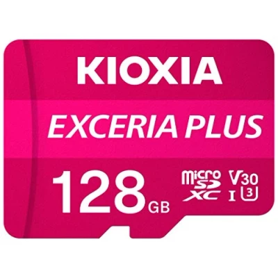 Afbeelding van Kioxia EXCERIA PLUS microSDXC kaart 64 GB A1 Application Performance Class, UHS I, v30 Video Speed Class vermogensstandaard, Schokbestendig, Waterdicht