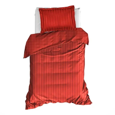 Afbeelding van Dekbedovertrek De Witte Lietaer Zygo Chili Pepper Satijn 140 x 200 / 220 cm 1 Persoons