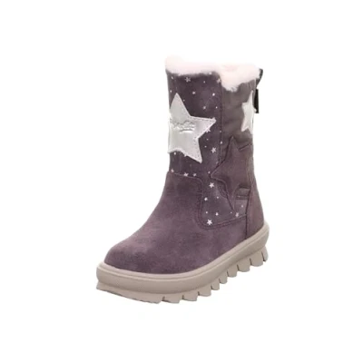 Afbeelding van Superfit Flavia Snowboots voor kinderen, Maat: 26, Lila/silber Leer en textiel