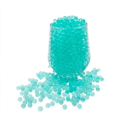 Afbeelding van KONFEN Waterkralen, 20000 stuks, watergel, grond, groene waterballen, gelei kristallen kralen, gelbal, waterabsorberende kralen voor vazen, 100 g, 7 8 mm, vaasvullers woondecoraties (groen)