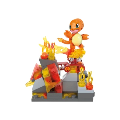 Afbeelding van Mattel Mega Construx Bouwset Charmanders Fire type Spin