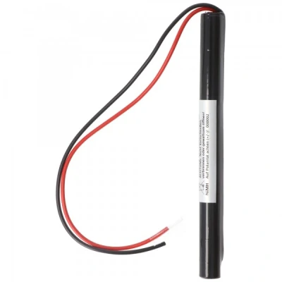 Afbeelding van Noodverlichting batterij NiMH 3.6V 600mAh L1x3 Micro AAA met 200mm kabel