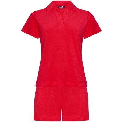 Afbeelding van Dames Shortama Rebelle Coral Coast Badstof Bio Katoen Maat 34
