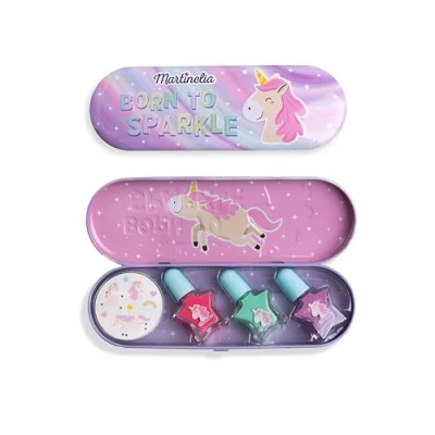 Afbeelding van Manicure Set Martinelia Unicorn Nail Polsih Stickers 4 Pieces