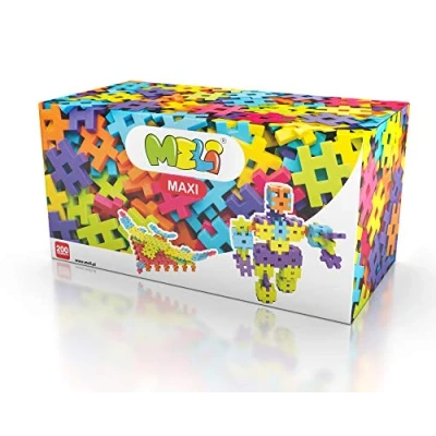 Afbeelding van Meli 67115 Maxi creatief speelgoed, kleurrijk, 200 stuks
