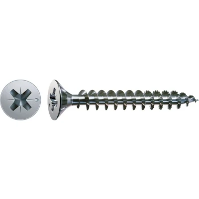 Afbeelding van Spax spaanplaatschroef vz pk 3.0x45mm pz1 (1000 st)