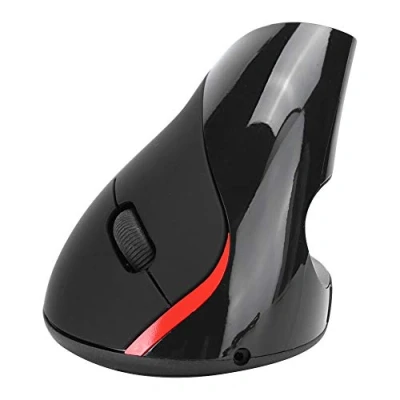 Afbeelding van Ergonomische verticale draadloze muis, USB oplaadbare computermuis, universele optische muis voor thuis/kantoor/internetcafé