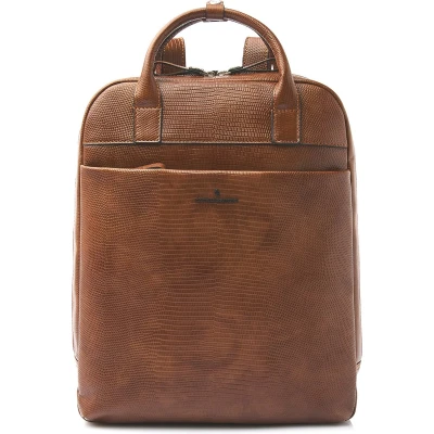 Afbeelding van Castelijn &amp; Beerens Donna Hanne backpack 15.6&quot; RFID cognac Laptoptas