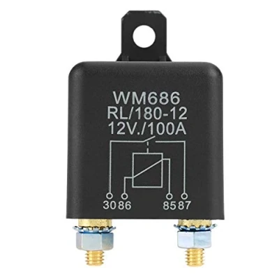 Afbeelding van 12v 100A Normaal Open 80 Amp Relais Automotive, Zware Auto Startrelais AAN/UIT 4 pins Schakelaar voor Controlebatterij