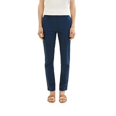 Afbeelding van TOM Tailor SLIM Chino, Dames, Maat: 44x32, Midnight sail