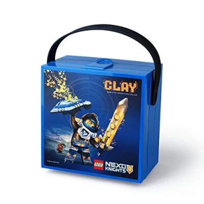 Afbeelding van LEGO Nexo Knights Broodtrommel met Handvat 17x16,5x9,7 cm Blauw